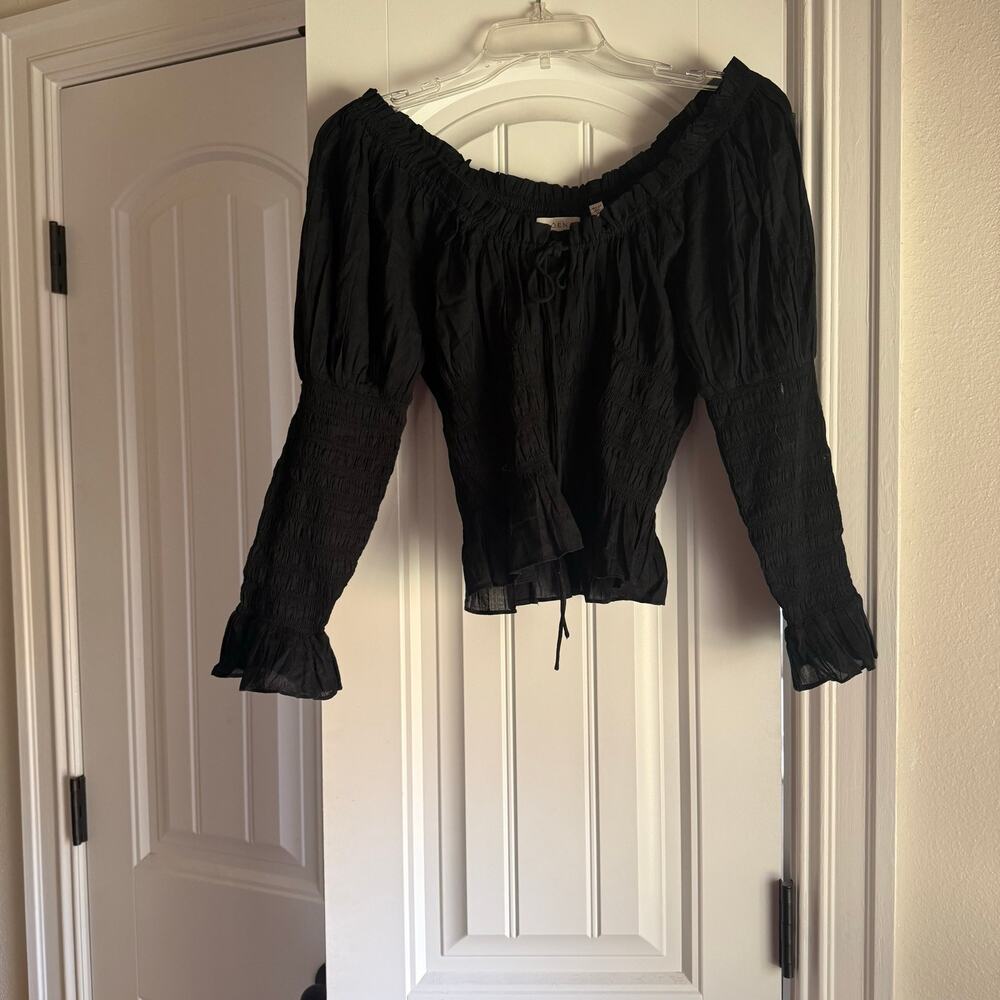 Doen Baptisia Top in Black - Womens Medium - Picture 5 of 5